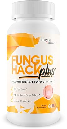 Fungus Hack Plus Probiotic Internal Fungus Fighter - Antifungal Probiotic - Nail Fungus Treatment - This Toe Fungus Treatment is Designed to Balance Probiotics to Help Fight Off Fungus