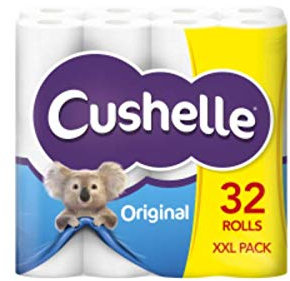 32 Original Cushelle Toilet Roll - Cushelle Toilet Tissue (32 in Pack)