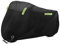 Dokon Motorbike Cover, Waterproof, Heavy Duty 420D Oxford Fabric Motorcycle Cover with Reflective Strips, Indoor Outdoor Windproof, Anti-UV Moped Cover with Lock Holes (265x105x133cm) - Black