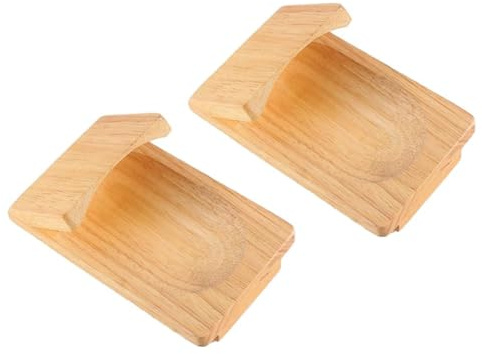 IMCCZONY 2 Uds. Protector de Manos para Descascarar Ostras, Abrazadera para Descascarar Ostras, Mariscos, Herramienta para Descascarar Ostras, Clip de Madera para Descascarar Ostras