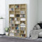 Myheimly CD-Schrank Regal DVD Bluray Medienregal Medienschrank Aufbewahrung Standregal Regalwand Bücherregal Sonoma-Eiche 102x16x177,5 cm Holzwerkstoff