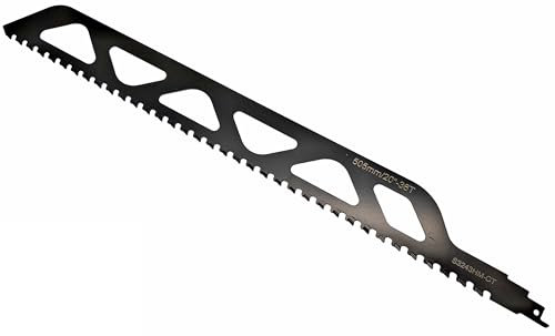 SDS 1/2 Vástago HM Sierra de sable, 225 mm, 240 mm, 305 mm, 450 mm o 505 mm, longitud total para ladrillo, hormigón gaseoso, piedra, madera dura, PVC, sierra de tigre, sierra eléctrica de zorro