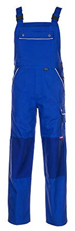 Planam 2130098 Canvas 320 Latzhose, Kornblau/Kornblau, Größe 98