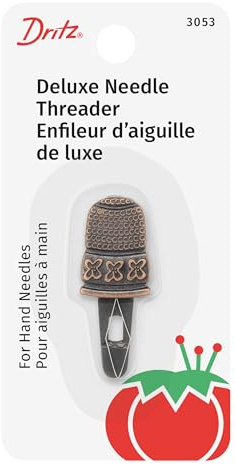 Dritz 3053 Deluxe Needle Threader , Brown