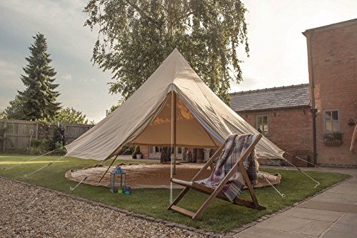 Klocktält 6 meter med dragkedja i marken av Bell Tent Boutique ..