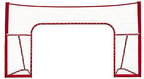 Winnwell Hockey Standalone 72 Backstop - Standalone Sports Ice & Ball Hockey Shooting Target Barrier - Heavy Duty Steel Pipe Backstop for Street & Mylec Balls Training Equipment for Driveway