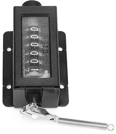 6-stelliger manueller Zählstand D94-S 0-999999 Rückstellbarer mechanischer Ziehhubzähler Anzahl Rundenzähler Clicker für Puncher-Drucker