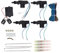 4 Doors Central Lock Locking System Car Keyless Entry Kit Car Universal Door Remote Lock Kit with Light Anti-Theft Device