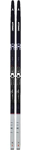 Atomic Savor XC SKINTEC Med + SP BLAC Skidor, Vuxna Unisex, Black/Grey/Red (Multicolor), 170 cm