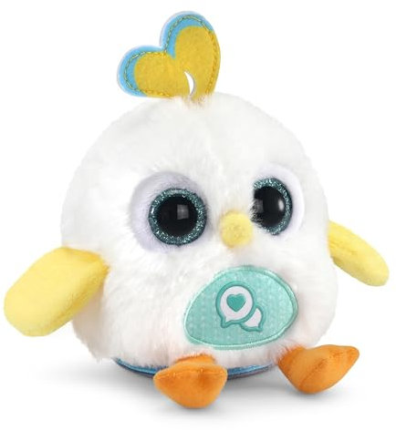 VTech - LoLibirds Lolito Copito, Pajarito Interactivo de Peluche para Colocar en el Hombro, Mascotas Que repiten lo Que Dices, Cantan, Trinan, Regalo para niños 4-10 años, Contenido en Español