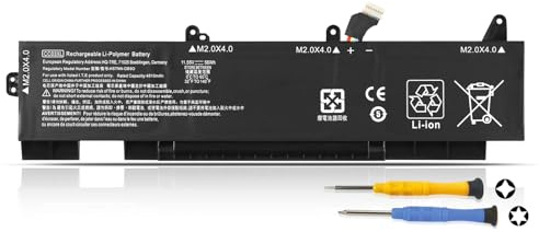 K KYUER 56Wh CC03XL CC03056XL-PL Laptop Batteria per HP EliteBook 850 855 G7 G8 Notebook PC,ZBook Firefly 15 G7 G8 15.6 Mobile Workstation Series L77622-2C1 L77622-2C2 L77622-541 L77991-002 L77991-005