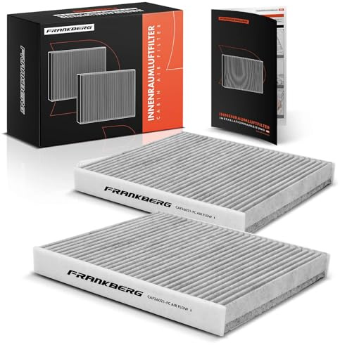 Frankberg 2 filtri antipolline per abitacolo con carbone attivo LAK1793 | Compatibile con: Polo AE1 AW1 BZ1, Croce a T C11 D31, A1 Sportback GBA, Ibiza V KJ1 KJG, Taigo CS1, Fabia IV PJ3