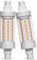 Lamptobe R7S LED 78mm 10W, Warmweiss 3000K Dimmbar J78 LED Leuchtmittel Ersatz für Halogen, R7S Flutlicht Kein Flimmern für Landschafts Beleuchtung, Stehleuchte AC 220V-240V (2 Stück)