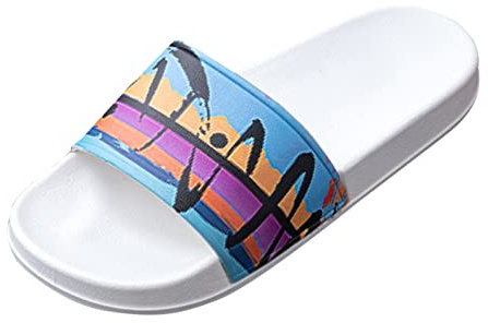 Moln tofflor dam herr mjuka och bekväma öppna moln havstofflor öppen tå halkfri mode glid hem tofflor trädgård gummi mysiga tofflor badrum lätt dusch sandal unisex, Vit, 38 EU