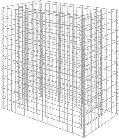 Gecheer Gabion Raised Bed Galvanised Steel 90x50x100 cm Gabions Model143568