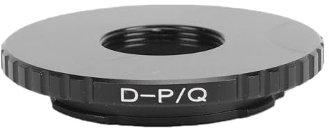 Topiky Bague D'adaptation D'objectif à Monture D pour Appareil Photo Q, en Alliage D'aluminium, Adaptateur D'objectif à Monture D vers Appareil Photo avec Ajustement sécurisé, sans