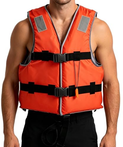 Giubbotto da nuoto per adulti - Giacca da piscina con cinturino di regolazione | Giubbotto Salvagente Per Kayak - Per Fiume Lago Rafting Vela Surf Stand Up Paddleboarding Kayak Canottaggio Pesca
