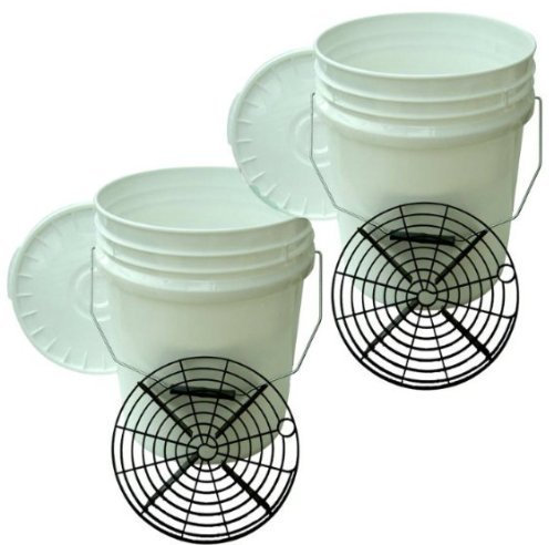 Monza Swirl Free Paint Professional Car Wash Twin Bucket Kit