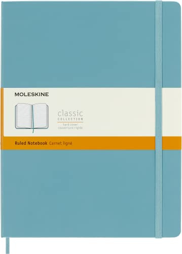 Moleskine Reef Blue Notebook Extra Large Ruled Hard