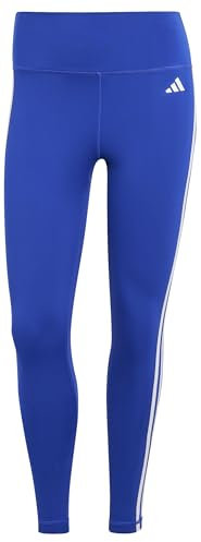 adidas Damen Train Essentials 3-Stripes High-Waisted 7/8 Leggings, semi lucid blue, S