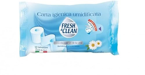 Fresh&Clean Carta Igienica Umidificata 12Unt 1CFZX12PZ