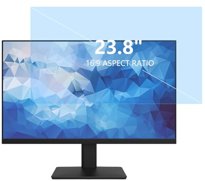 Koelaa 23.8 Pollici Anti Luce Blu Proteggi Schermo, Rimovibile Anti Luce Blu Filtro a Schermo, Proteggi Schermo Anti Blu Protezione Occhi Anti-UV per Computer 23.8(16:9)