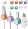 Lot de 8 Clips Câble Magnétiques avec Auto-adhésifs, Organisateur de Câble, Support pour Câbles USB HDMI Alimentation Chargeurs, Range Cable Bureau et Voiture, Gestion de Câbles Organizer pour Maison