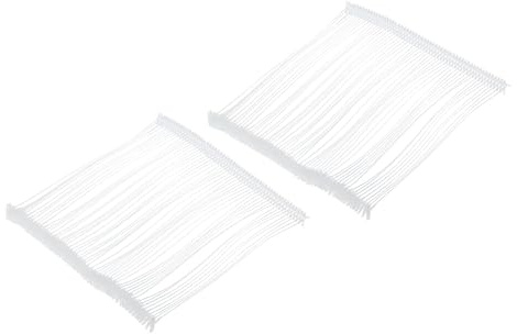 Soulnioi Lot de 3 000 ardillons d'étiquetage en plastique de 10 cm, attaches transparentes, épingles standard pour étiquettes de vêtements, étiquettes de prix, compatibles avec les pistolets