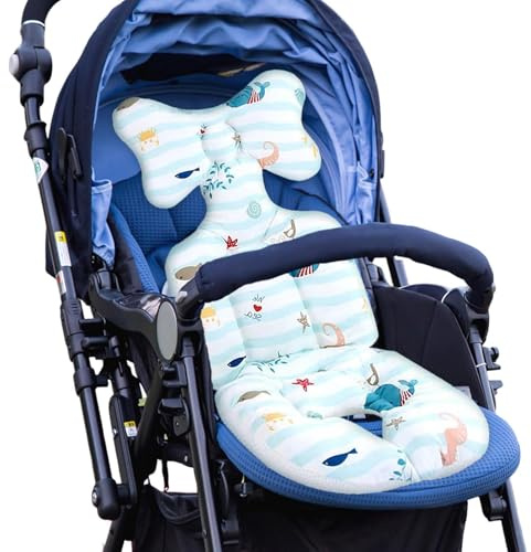 Fodera per seggiolino per passeggino, imbottitura per seggiolino auto per, imbottitura in spugna spessa, di supporto per il corpo del bambino, materasso per passeggino, sedia e