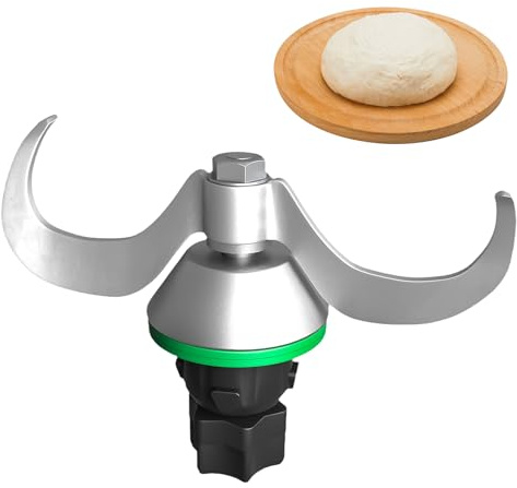 Couteau à Pâte Compatible avec Thermomix TM5 TM6 Acier Inoxydable Accessoire, Sans Résidu Nettoyage Facile Lavable au Lave-vaisselle, Idéal Cadeau pour Cuisiniers Pâtissiers Famille﻿