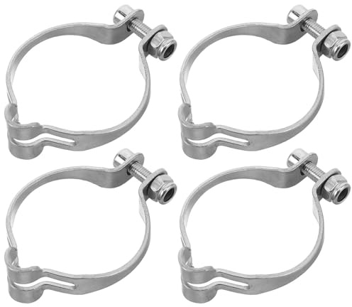 YARNOW Lot de 4 Clips Câbles Métalliques pour Vélo 25,4 Mm Clips de Fixation Réglables pour Gestion de Câbles de Frein Supports Robustes de Boîtier Installation Rapide