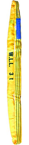 Levac LEA60104 Elingue Ronde Jaune utile 2 m-CMU 3T-Coef.utile 7:1-4428P20