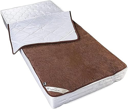 100% australischer Merinowolle Wende Matratzenauflage Camel Wolle Wärmeunterbett, Camel unter Decke 120 x 200 cm woolmarked Wolle Betten. Natürlichen Betten