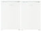 Cookology White 55cm Freestanding Side-by-Side Undercounter Fridge & Freezer Matching Pack, Adjustable Temperature Control and Legs, Reversible Doors, 4 Star Freezer Rating - in White