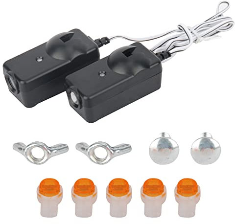 OneGas Capteur de sécurité 41A5034, Yeux de Faisceau, Compatible avec Liftmaster Sears Chamberlain Craftsman Master Mechanic & Wayne Dalton ouvre-Porte de Garage avec capteur de sécurité de Rechange