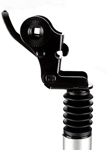 AZMANI Cykel flip stötdämpande sadelstolpe, fjädring sadelstolpe, 31,8, 33,9 mm sittstolpe, justerbar sittdyna i aluminiumlegering, längd 550 mm/för mountainbike, mountainbike, elcykel