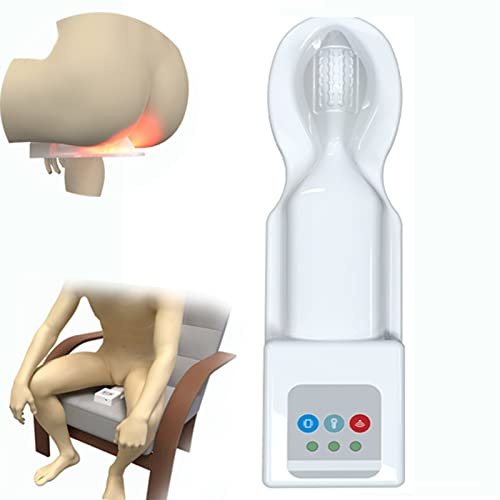 Breadom Pistolet de Massage avec Chaleur pour Les hémorroïdes des Fesses, stimule Le Flux sanguin pour Les hémorroïdes, Les abcès périanaux, la Constipation
