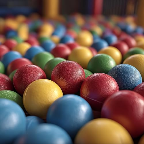 ecosa Bollebad bollar ø: 6 cm lekbollar bollpool platatikbollar bollar för bollbad babybollar lekbollar babybollar certifierade inga föroreningar (1 000 st)