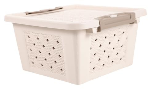 TOKIDNY Caja De Transporte para Mascotas Transpirable, Plástico Resistente, Tamaño Pequeño, Transportín para Hámster y Pequeños Animales, Uso para Viajes y Almacenamiento Seguro