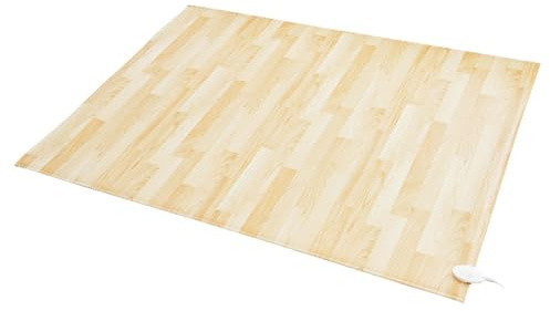 Alfombrilla calefactora para pies debajo del escritorio, almohadilla calefactora eléctrica para suelo, reposapiés calefaccionado, calentador de pies para espacios interiores(50x100cm)