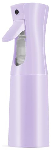 URAQT Bouteille de Vaporisateur pour Cheveux, 200ml Vaporisateur Rechargeable Visage Coiffeur, Bouteille Mist Spray Vide Réutilisable, Pour Salon, Jardinage et Soins de la Peau, Violet