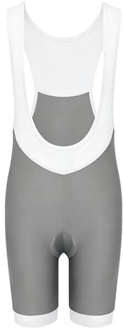 Vxuxlje Garçon Shorts Vélo Montagne Rembourrés pour Enfants Shorts Vélo avec Bretelles Bermudas Cyclisme pour Adolescents Short Sport Ado Gris 13-14 Ans