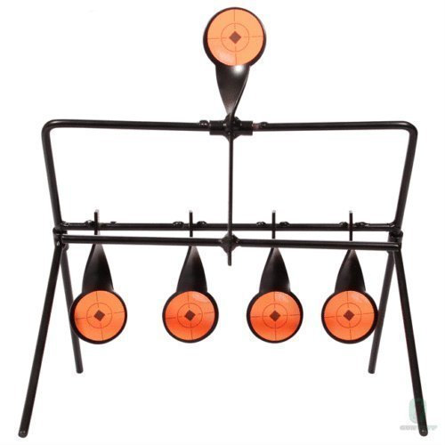 HHH Hunting Air Rifle Targets - Self Resetting Spinner Target Durable Metal Moving Targets for Air Rifle Shooting, Air Guns, BB Guns, Target Practice Equipment Shooting Target Set