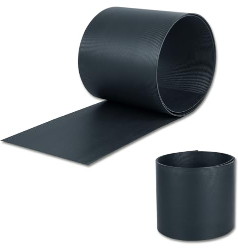 Froadp Strisce frangivista in PVC rigido, 2,5 m x 19 cm, per recinzione a doppia asta, resistente ai raggi UV, per giardino, impermeabile, per recinzione del balcone, 30 pezzi, antracite