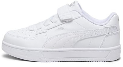PUMA Unisex Kinder Caven 2.0 Ac+ Ps Sneaker, White Silver Black, 34 EU