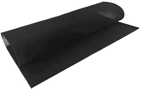 MISUVRSE 1000 x 2000 x 3 mm dicker Computer-Netzschwamm, PC für Gehäuselüfter, schwarzer Staubfilter für Gehäuse, staubdichte Abdeckung, Gehäuse, Staubschutzgehäuse