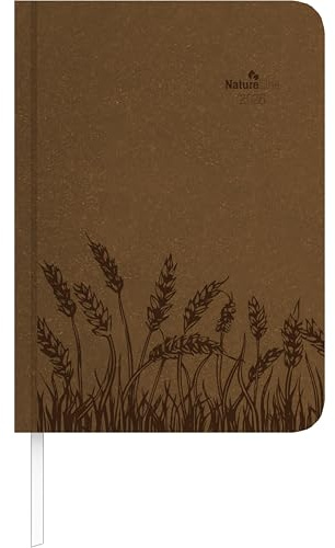 Alpha Edition - Minitimer settimanale Nature Line Malt 2026 – Agenda tascabile A6 (11 × 15 cm) con panoramica mensile e area note, agenda ecologica per lavoro, scuola e uso quotidiano