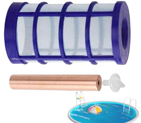 Repuesto de cobre ionizador de piscina – Limpiador flotante de alta calidad, ánodo de cobre | Kit de reemplazo, purificación de agua eficiente, excelente mantenimiento de spa para el cuidado