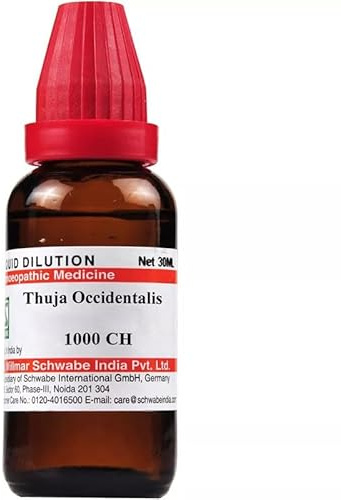 Willmar Schwabe India Homeopathic Thuja occidentalis 1M (1000 CH) (30ml) - by Pharmazenix