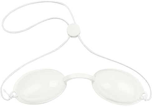 LOPHE UV solarium skyddsglasögon, solarium glasögon med elastiskt band, dansande solbad UV Eye Protection för solbänk skönhetsinstrument